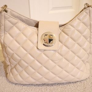 Kate Spade Janica in Gold Coast Quilted Leather Bag